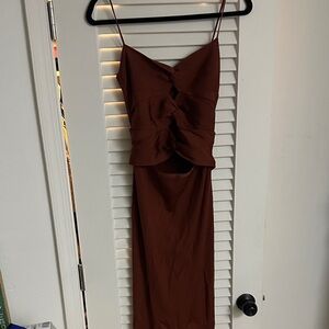 Cult Gaia burnt Orange peekaboo Dress!